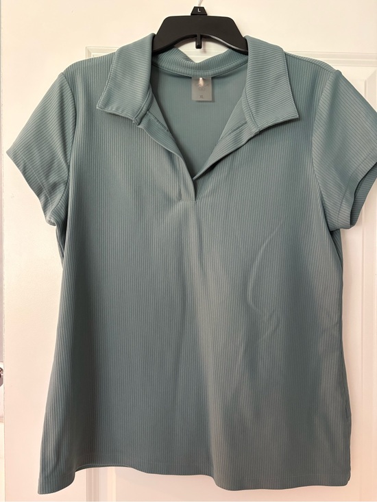 CALIA by Carrie Underwood Tops - Calia Ribbed Athletic Top Blue/Green